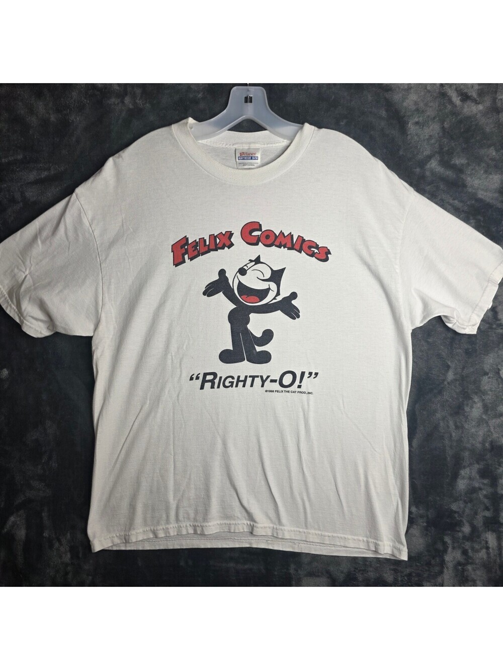 Vuntage Felix the Cat T Shirt Comics Cartoon Movie Promo Tee Mens Sz Large